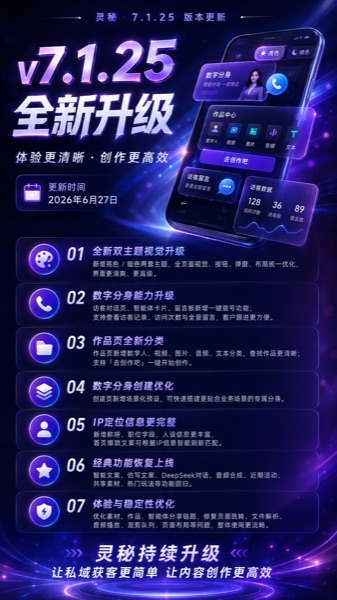 灵秘小程序v7.1.25管理后台更新入口与完整功能总览