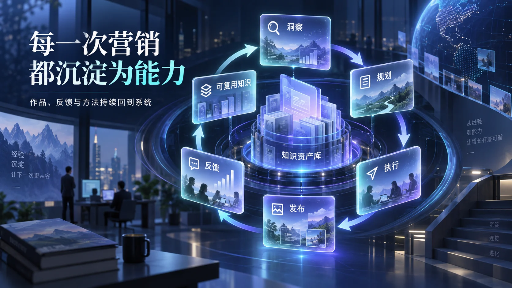 营销智脑V9让营销反馈沉淀为企业能力理念图